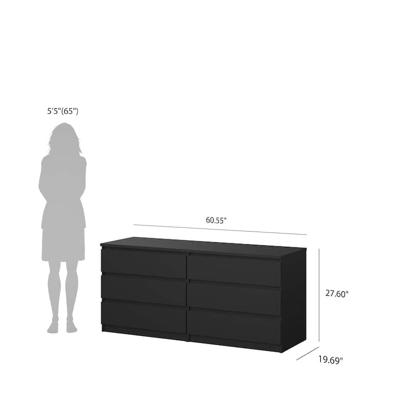 Porch & Den McKellingon 6-drawer Double Dresser