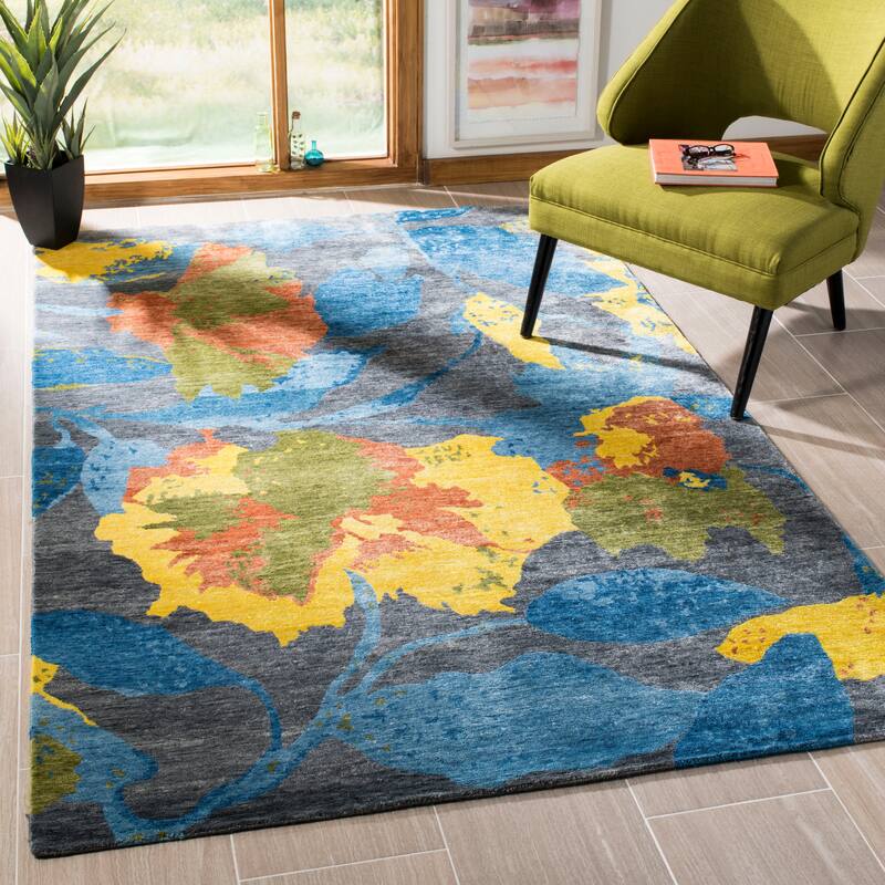 SAFAVIEH Couture Hand-knotted Tibetan Mercede Modern Wool Rug