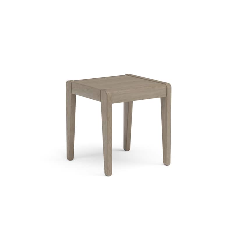 Homestyles Sustain Gray Wood Outdoor End Table - 17" x 17" x 18" - 17" x 17" x 18" - Gray