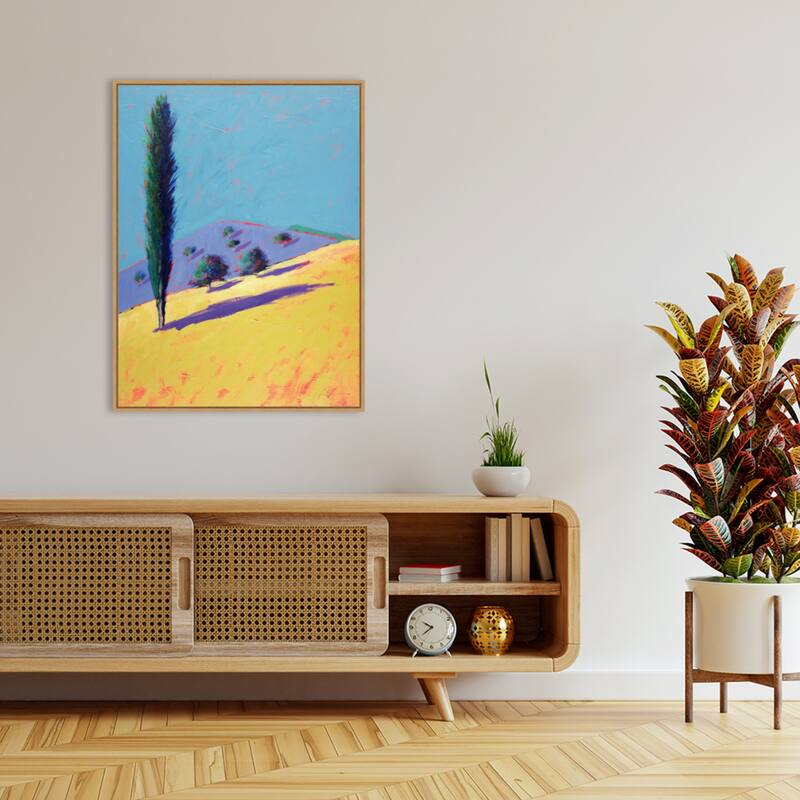 Golden Valley by Paul Powis Framed Canvas Wall Art Print