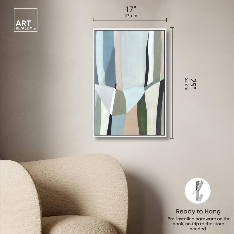 Abstract Fragments II Canvas by Art Remedy