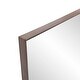 preview thumbnail 5 of 6, Allan Andrews Stainless Steel Framed Wall Mirror, Van Buren Collection