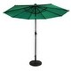 preview thumbnail 5 of 21, Sun-Ray 9' Round Solar Lighted Umbrella, Base Not Included