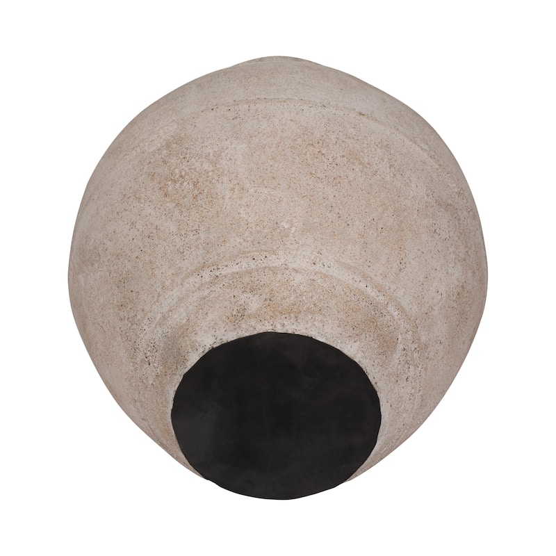 Sagebrook Home Elegant Ceramic Vase - Timeless Tabletop Accent Piece, Single Pack