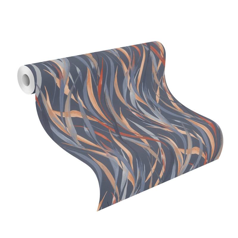 Rasch Sway Blue Botanical Wallpaper