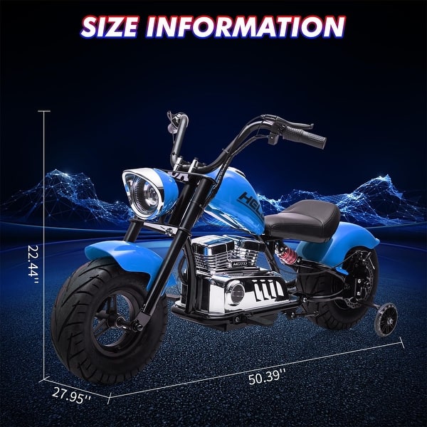 dimension image slide 0 of 4, Kids Electric Off-Road Dirt Bike,36V Motorcycle with Top Speed of 16.5 Mph