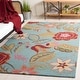preview thumbnail 2 of 38, SAFAVIEH Handmade Blossom Vertie Modern Floral Wool Rug 6' x 9' - Blue/Multi - Rectangle