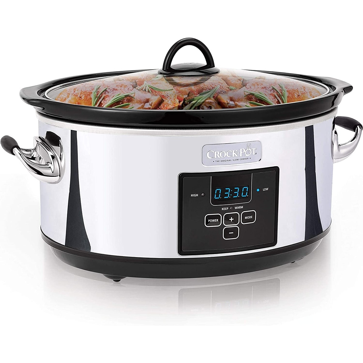 7 Quart Slow Cooker with Programmable Controls and Digital Timer