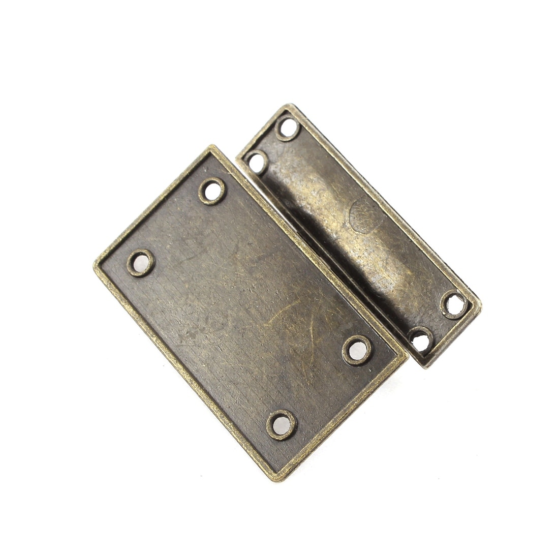 2pcs 55mmx47mm Vintage Style Jewelry Box Hasp Lock Latch w Screws 