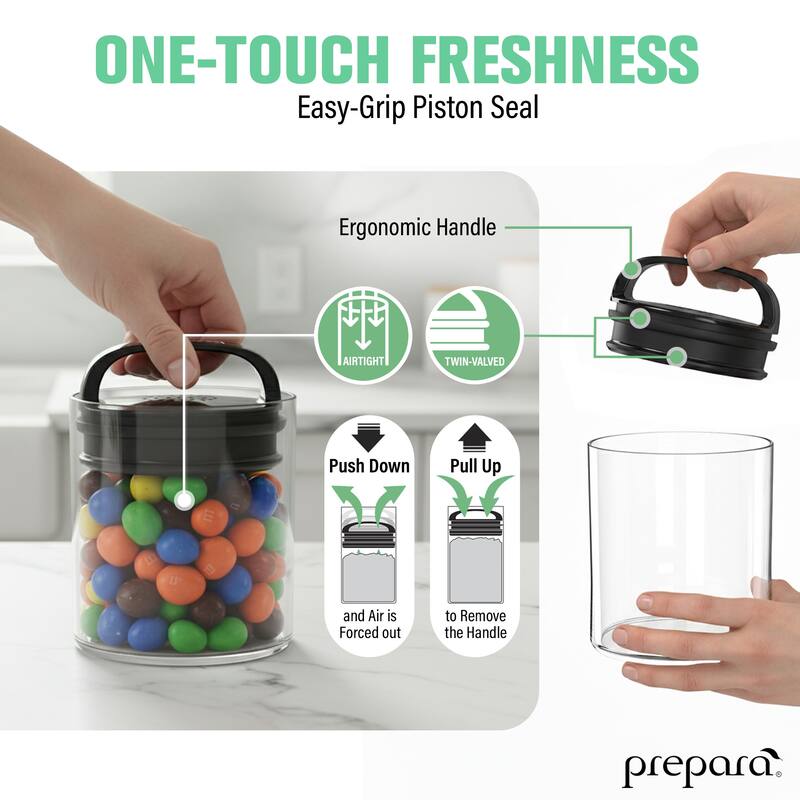 Prepara Set of 2 Evak Fresh Saver Airtight Containers