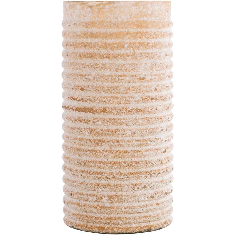Livabliss Elio Sand Blasted Glass Hurricane
