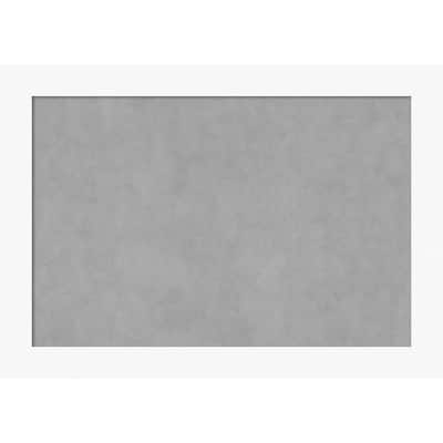 Amanti Art Basic White Framed Magnetic Board