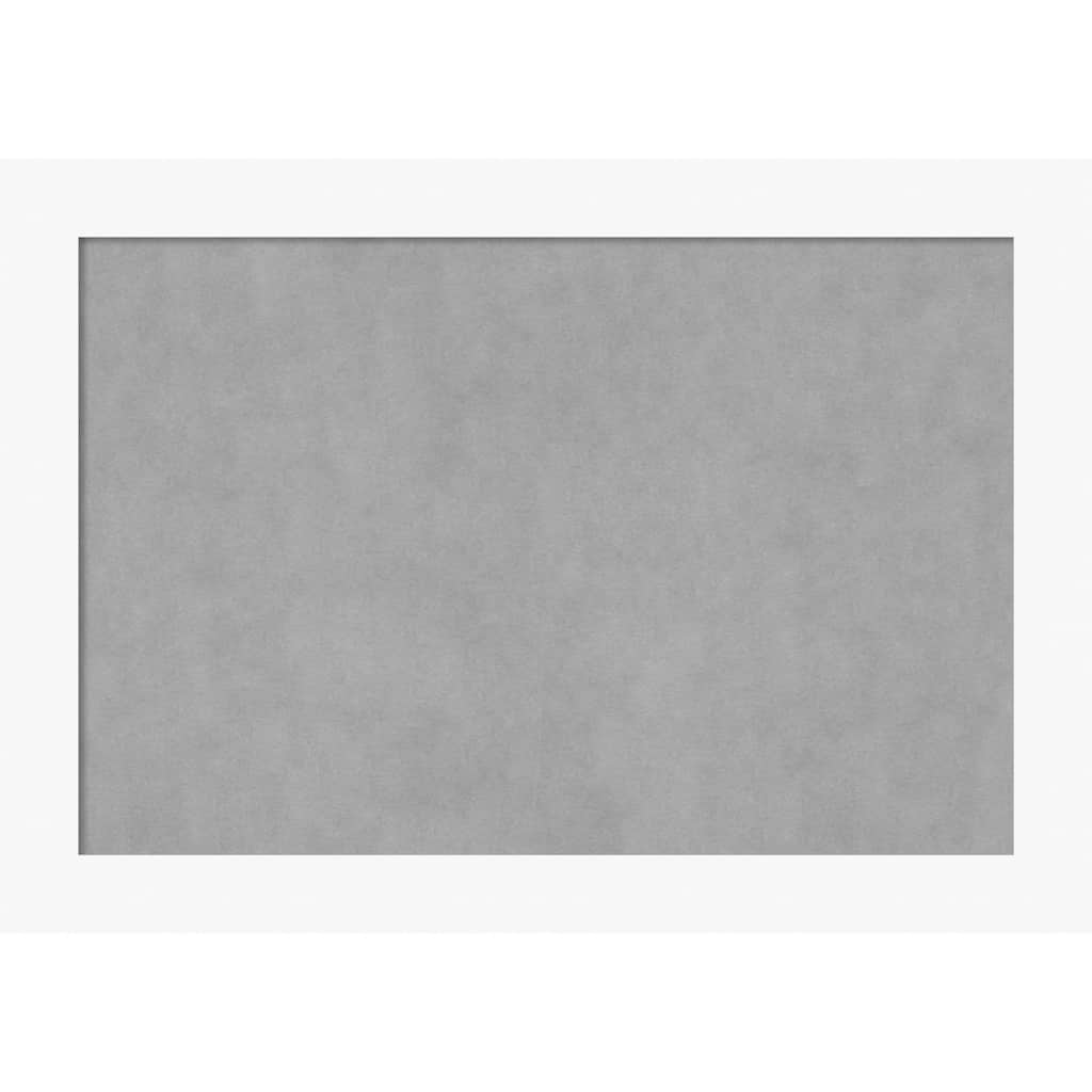 Amanti Art Basic White Framed Magnetic Board