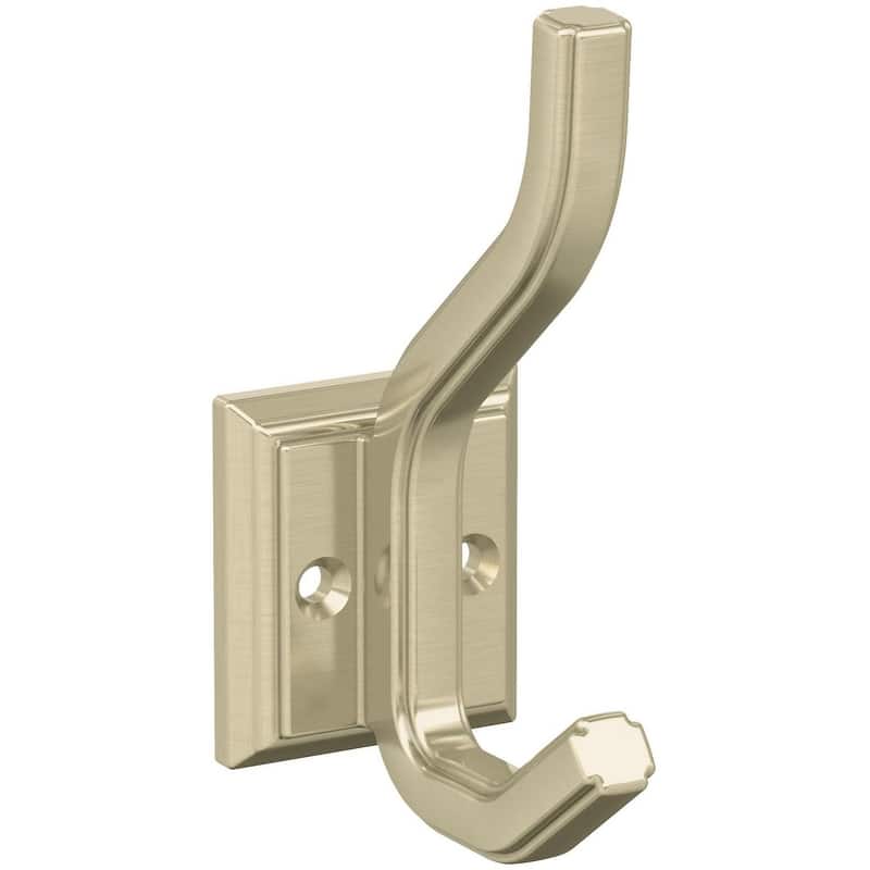 Amerock H37005 Aliso Double Robe Hook - Golden Champagne