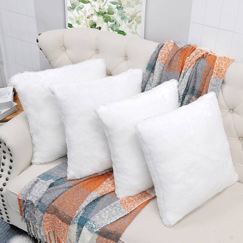 Fauxfur Pillow Shell Set 20'X20"