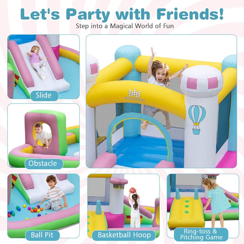 Inflatable Bounce House Bouncy House w/Large Jumping Area