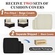 preview thumbnail 38 of 51, 7-Piece Outdoor Deep Seating Sectional Wicker Patio Conversation Set with Fire Pit