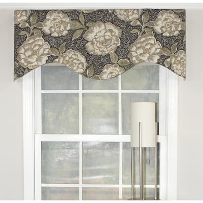 RLF Home Peony Garden Cornice 50" Window Valance