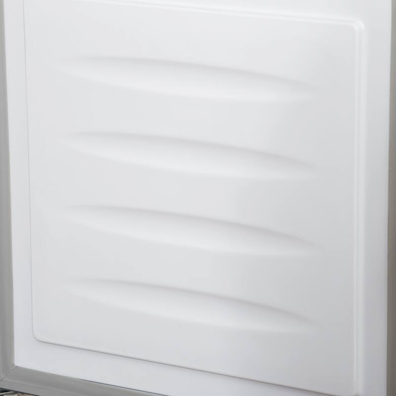 HOMCOM Mini Freezer Countertop, 1.1 Cu.Ft Compact Upright Freezer with Removable Shelves, Reversible Door for Home
