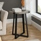 preview thumbnail 20 of 31, Middlebrook Barnett Round Metal Wrap Side Table