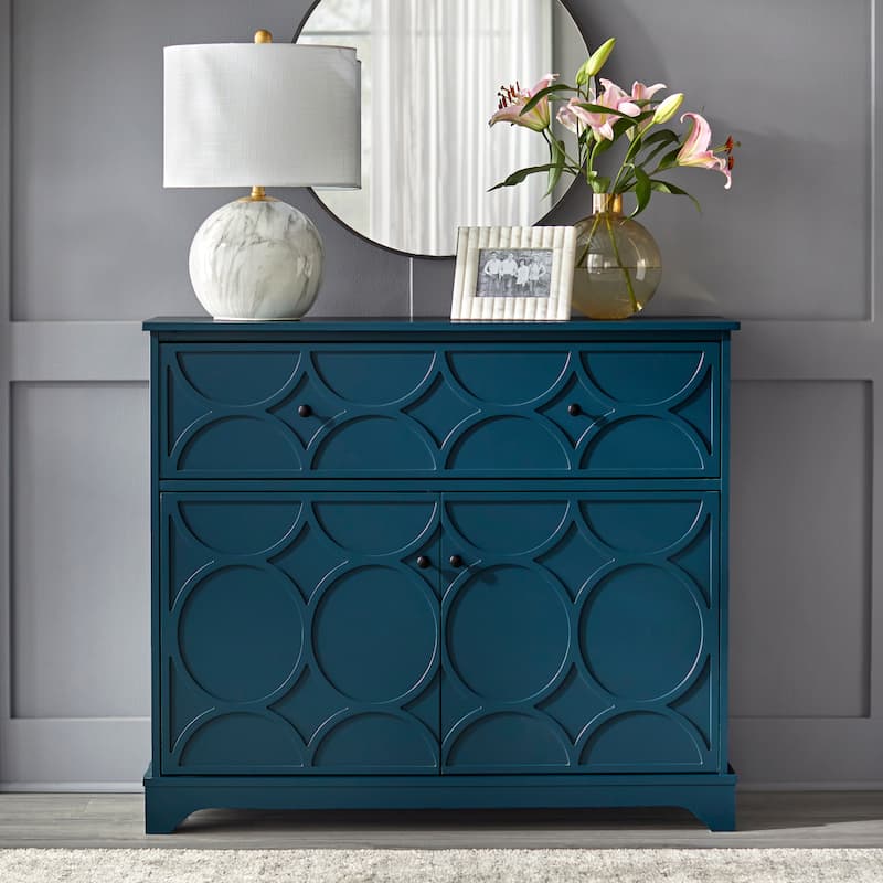 Simple Living Dawson Circle Front Cabinet - Midnight Blue