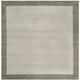 SAFAVIEH Handmade Himalaya Janessa Modern Wool Rug - 6' x 6' Square - Light Grey/Dark Grey