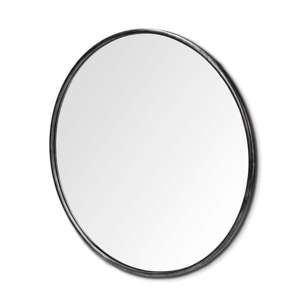 slide 2 of 28, Mercana Piper Metal Frame Large Round Mirror