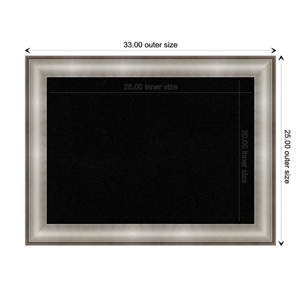 Imperial Framed Black Corkboard Bulletin Board