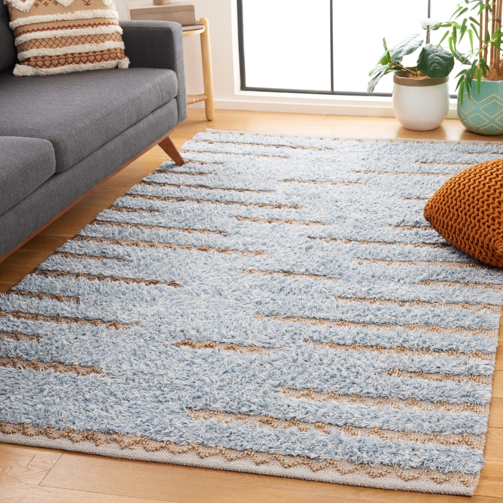 SAFAVIEH Handmade Natura Arbana Boho Wool & Jute Rug