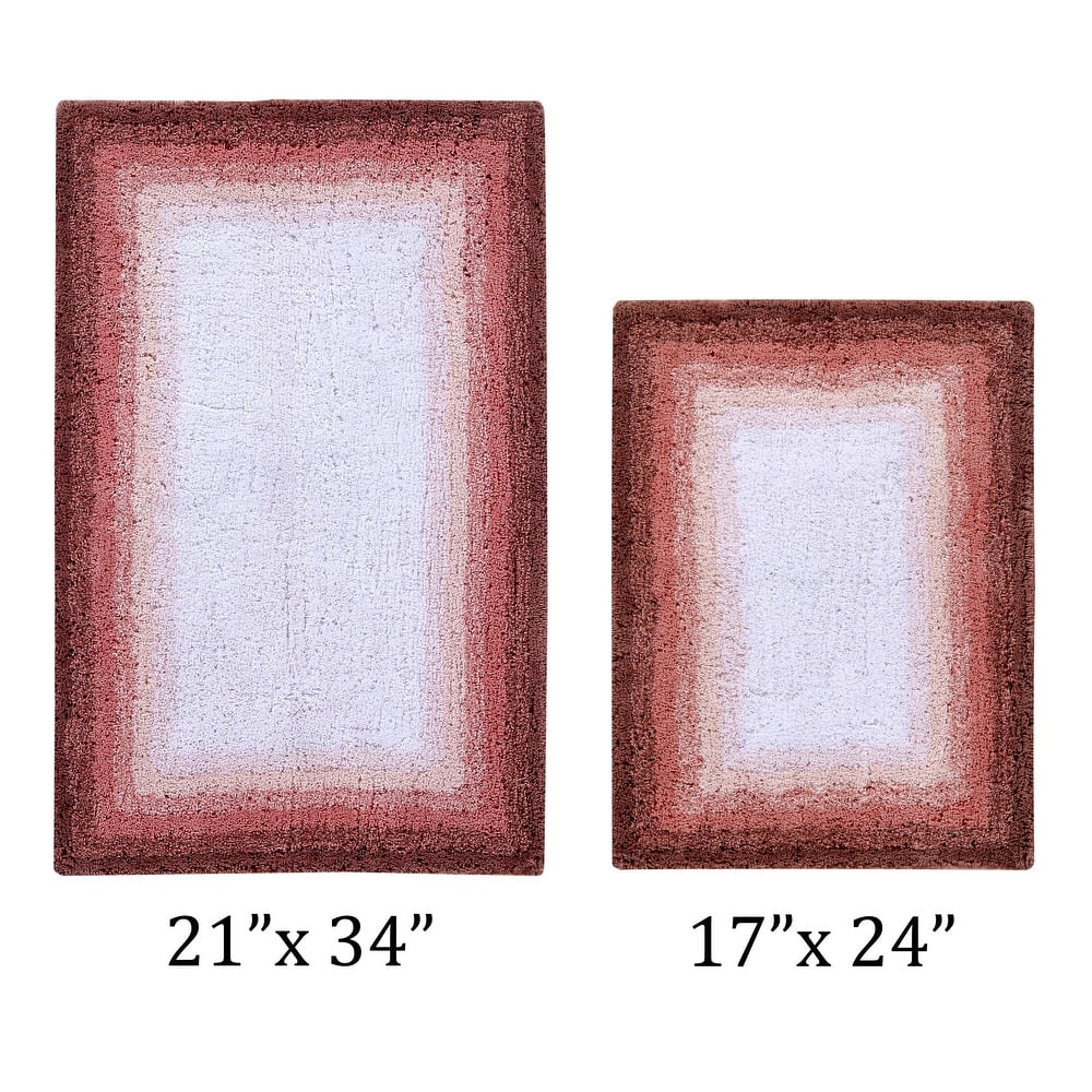 Better Trends 100% Cotton Super Soft & Highly Water Absorbent Bathroom Rugs-Torrent Collection Tufted Machine Washable Bath Mats