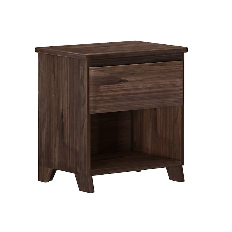 Max and Lily Farmhouse Nightstand with 1 Drawer