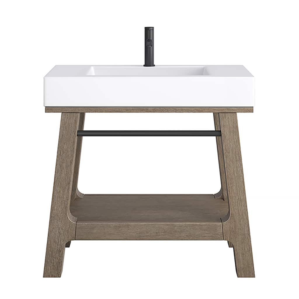 James Martin Vanities Auburn 36" Sink Console, Weathered Timber