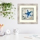 preview thumbnail 6 of 5, Framed Art Print 'Nautical Starfish' by Jill Meyer - 18x18-inch