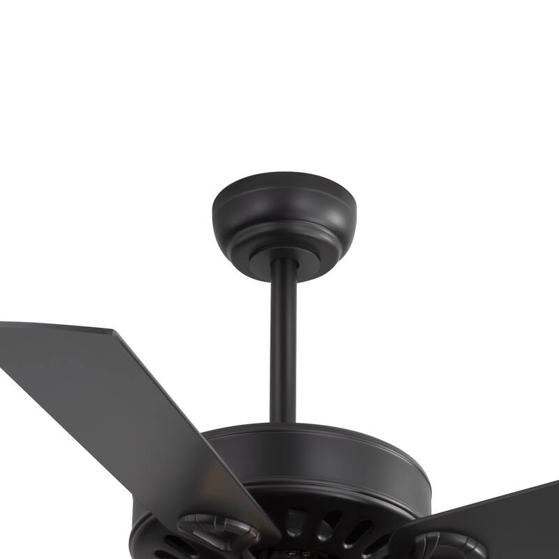 52" Reversible 5-Blade Caged Ceiling Fan with Light and Remote