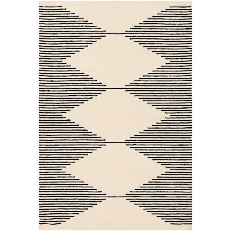 Livabliss Zepp Modern Wool Handmade Area Rug
