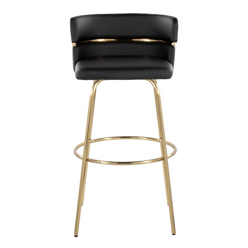 Silver Orchid Lena 30" Fixed-Height Bar Stool (Set of 2)
