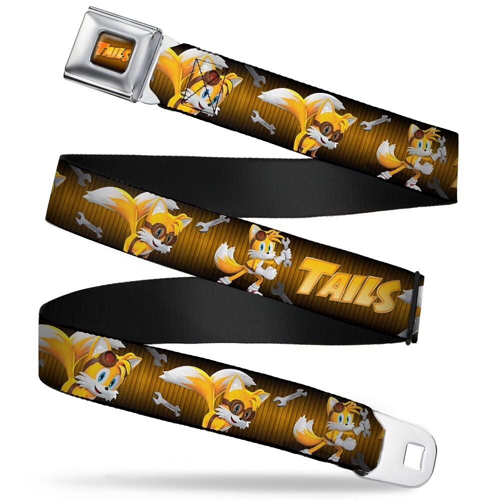 Shop Sonic Boom Tails Full Color Orange Yellow Sonic Boom Tails 3 Poses Wrenches Seatbelt Belt Overstock 17079989