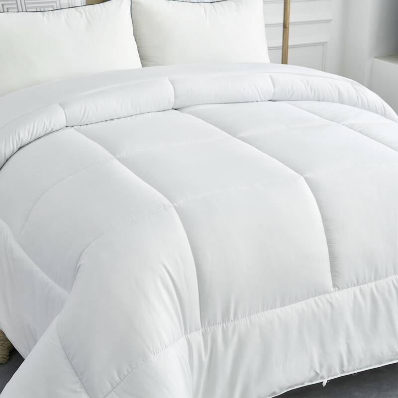 All Season Comforter Soft Quilted Down Alternative Duvet Insert with Corner Tabs