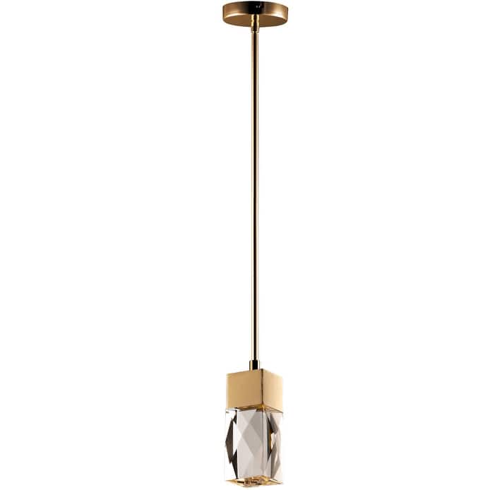 Studio M Empire 3-1/2" Wide Faceted Crystal LED Pendant