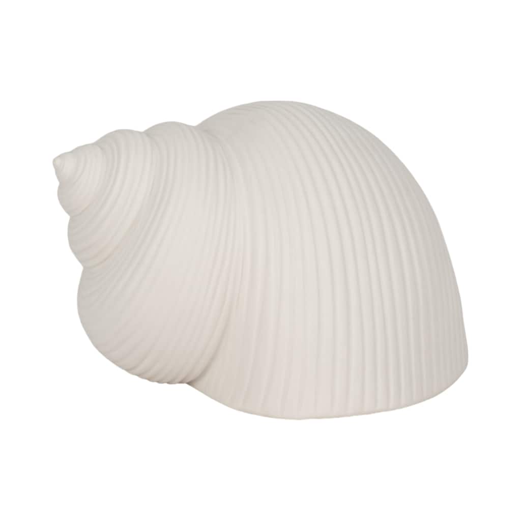 Sagebrook Home Stoneware White Seashell Decor