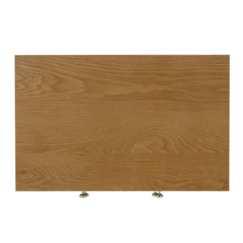 Dana 28 in. W Rectangular Wood 2 Drawer Nightstand with Top Shelf