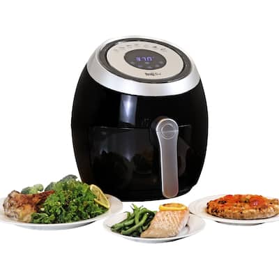 Total Chef Electric Air Fryer Oven 3.8qt / 3.6L, 7 Cooking Presets, Digital Touch Controls