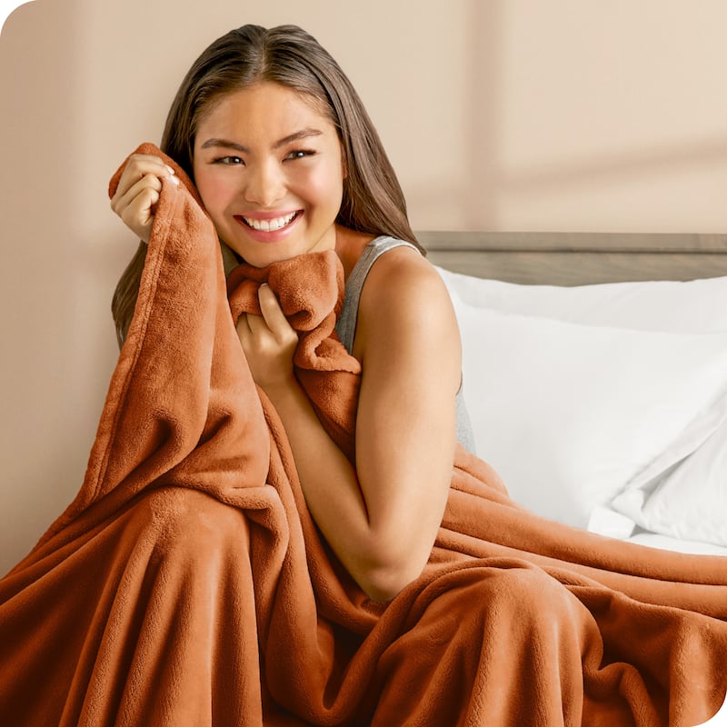 Bare Home Microplush Fleece Blanket - Ultra-Soft - Cozy Fuzzy Warm