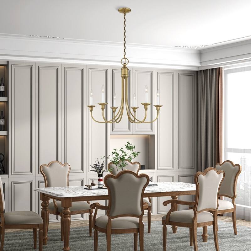 Livex Lighting 6-light Chandelier, 5146-35, 5146-01