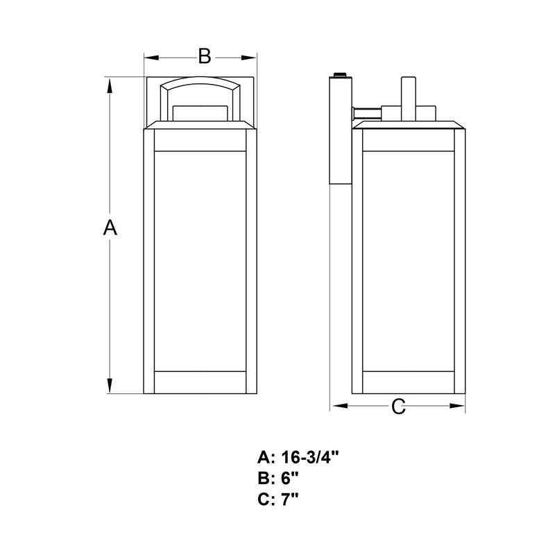James Allan VXWS30778 Avery 17" Tall Wall Sconce