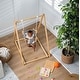 preview thumbnail 8 of 11, Spruce - Baby and Toddler Foldable Wooden Swing Set