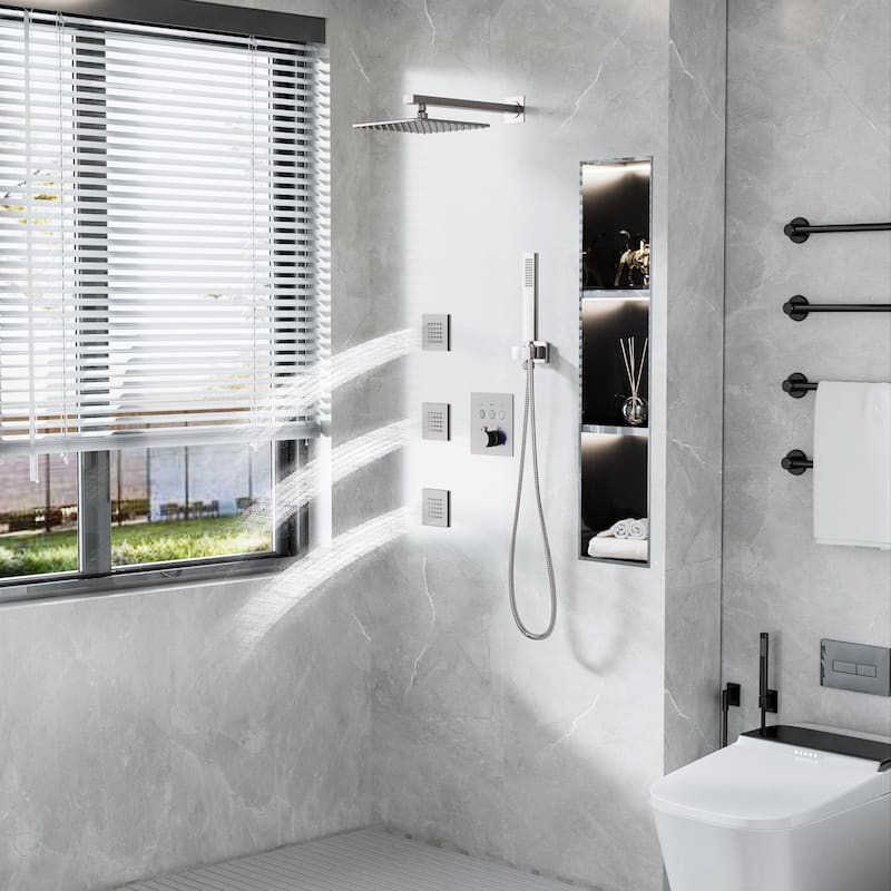 Luxury 3-Way Complete Rain Showerhead