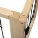 preview thumbnail 16 of 15, 38"-71" Adjustable Freestanding Pet Gate - Natural Wood Design for Doorways and Stairs