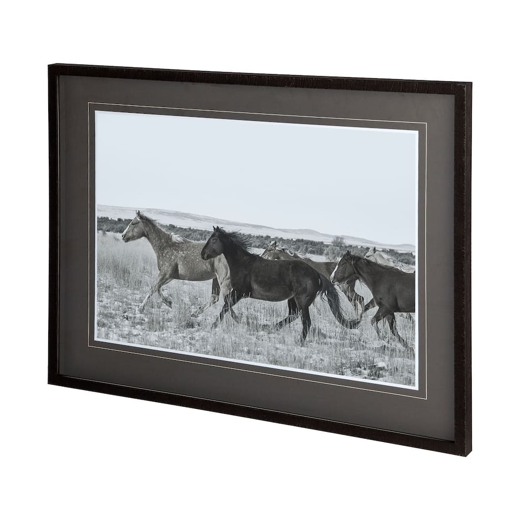 Horse Fort Ranch 14 Framed Art Print
