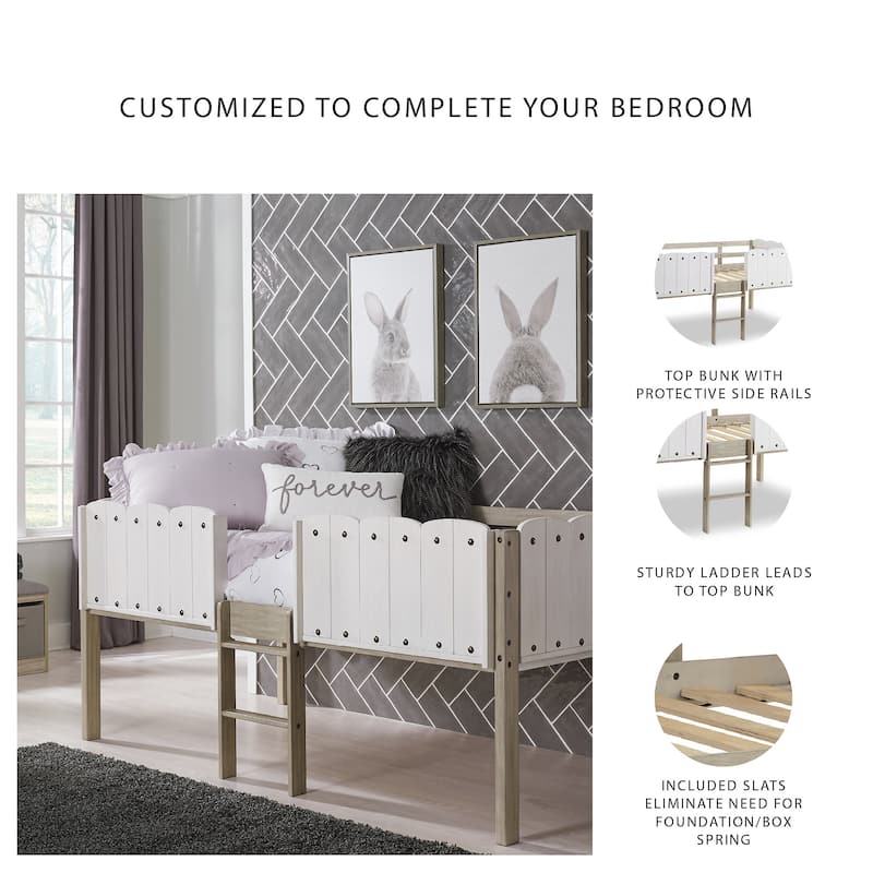 Signature Design by Ashley Wrenalyn Two-tone Twin Loft Bed Frame